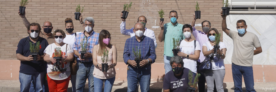 Agrobio colabora en la reforestacion de la Sierra de Gádor