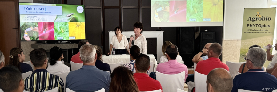 Agrobío expone sus protocolos en poinsettia